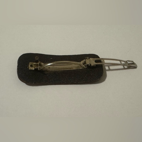 Barrette. “Karen” and Texas Image. Approx. 4”x 1.5” - Picture 4 of 6